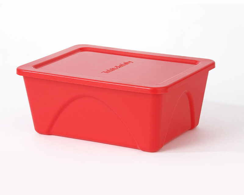 Tubit Heavy Duty Red Raw Meat 4.4L Food Storage Container with lids Pack 6