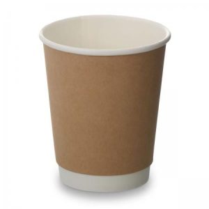 KRAFT DOUBLE WALL COFFEE CUP DISPOSABLE
