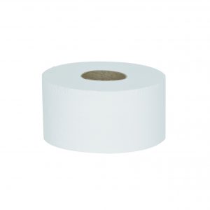 2ply white mini jumbo toilet roll