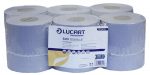 lucart 2ply blue roll centrefeed