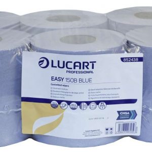 lucart 2ply blue roll centrefeed